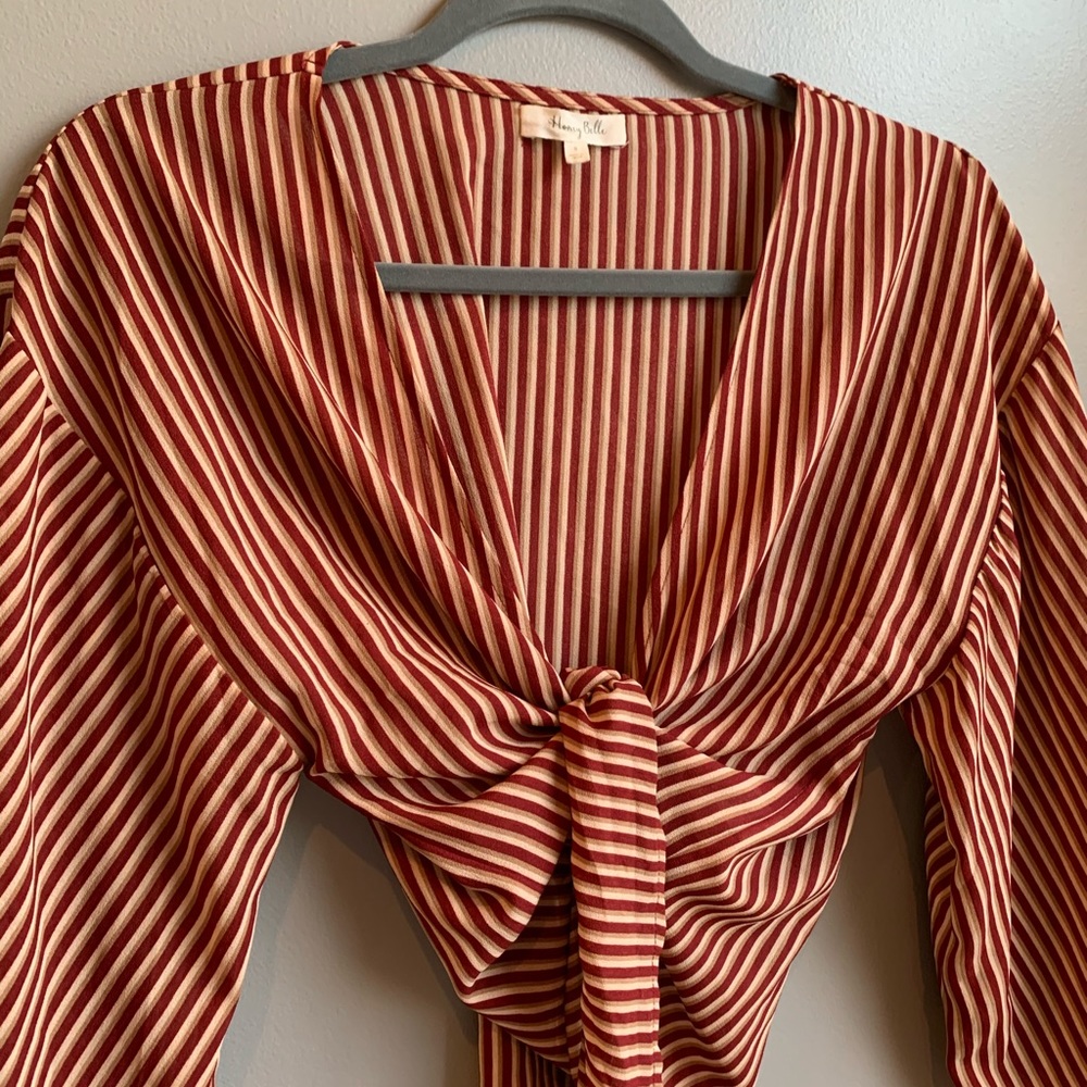 ❣️Striped Wrap Top❣️
